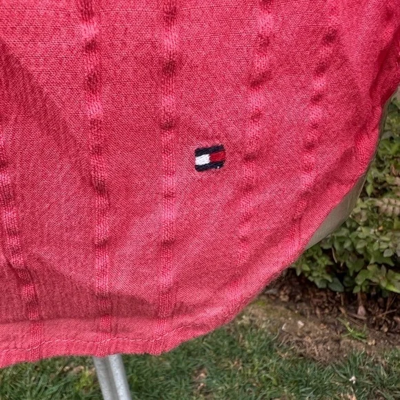 Tommy Hilfiger Coral 🌺 Tunic Top with Lace Detail - Picture 5 of 6